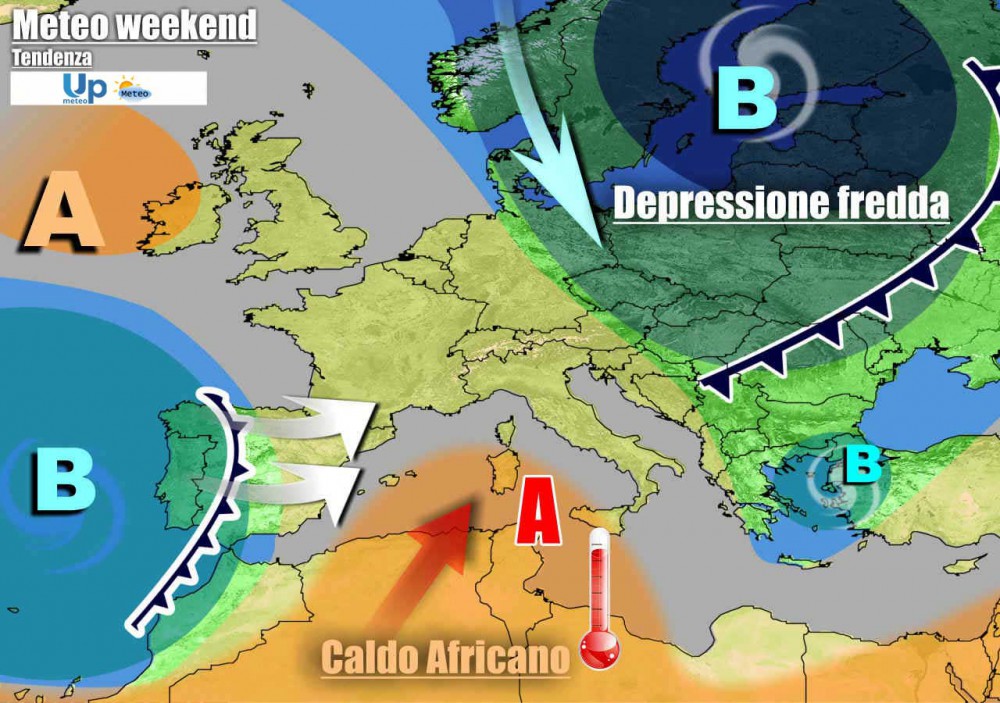 UP Meteo - Articoli Nel weekend rimonta anticiclonica, ma poi in arrivo maltempo