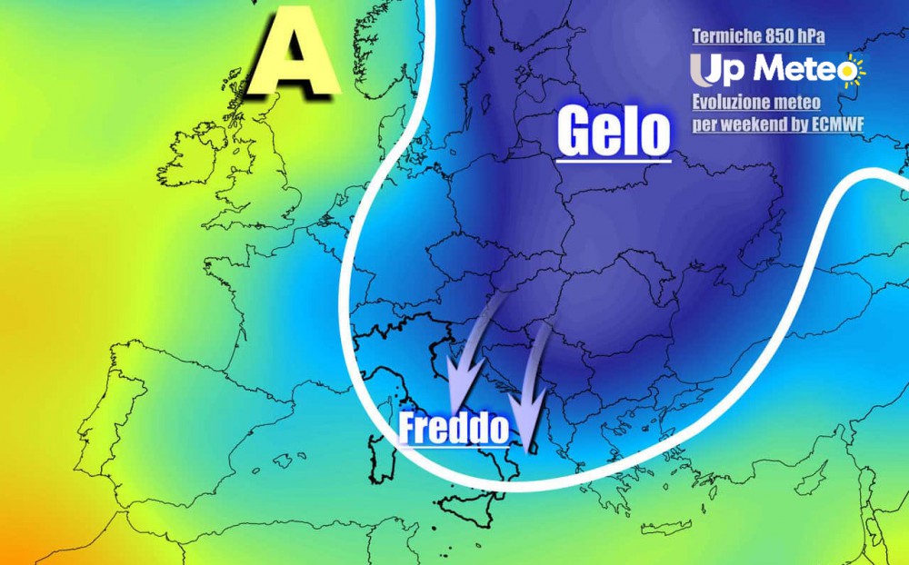 UP Meteo - Articoli Meteo, peggiora da mercoledì, irruzione fredda nel weekend?
