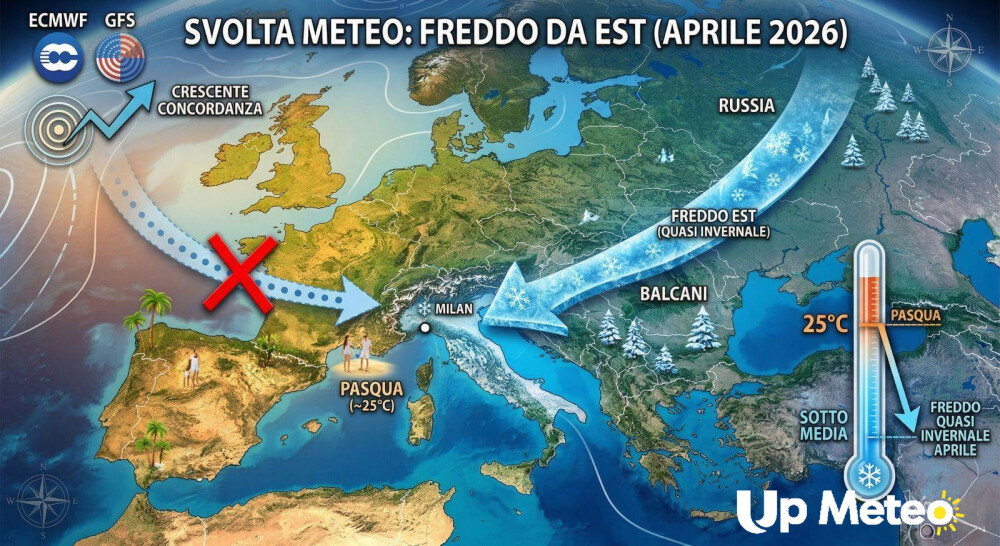 UP Meteo - Articoli Meteo, colpo di scena: freddo tardivo ribalta la stagione primaverile