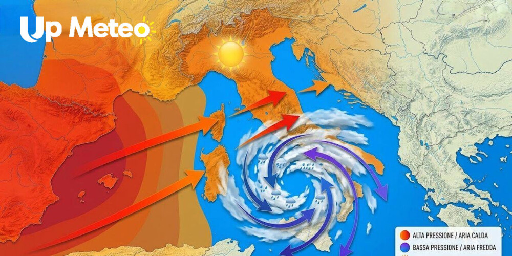 UP Meteo - Articoli Italia nella morsa del ciclone mediterraneo, ma cambia tutto da Venerdì 17